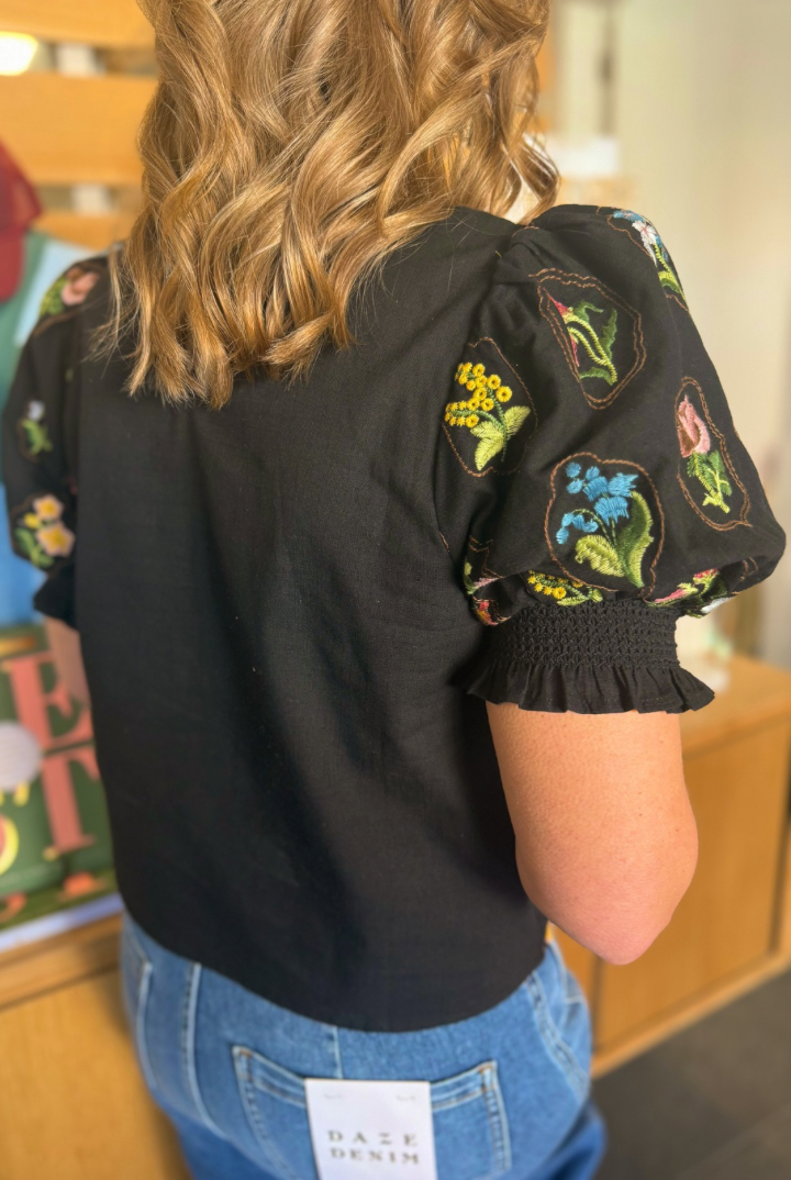 Rosie Blouse-1- Tops-ENTRO-Usher & Co - Women's Boutique Located in Atoka, OK and Durant, OK