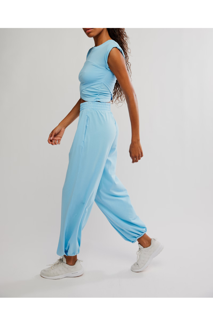FP Movement: Hot Shot Crossover Set-Bright Blue-3- Sets/Lounge-Free People Movement-Usher & Co - Women's Boutique Located in Atoka, OK and Durant, OK
