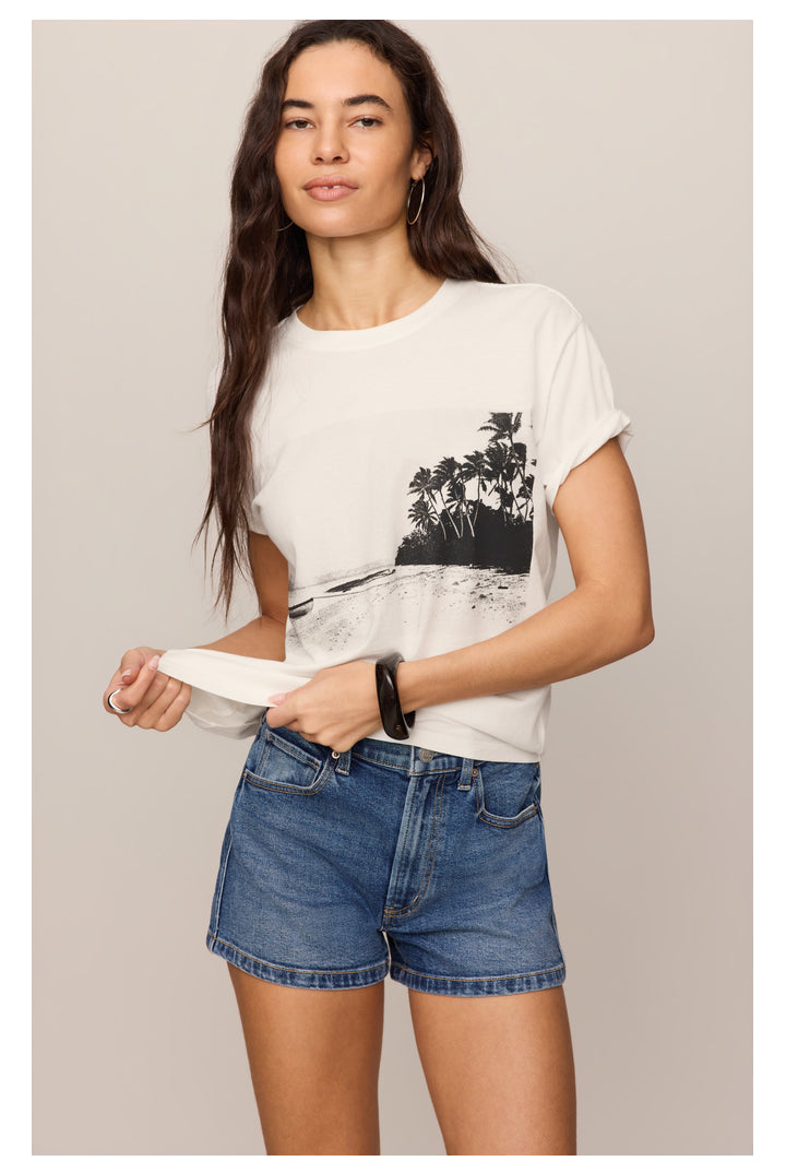 Z Supply: La Playa Boyfriend Tee-1- Tops-Z Supply-Usher & Co - Women's Boutique Located in Atoka, OK and Durant, OK