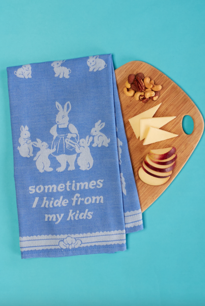 Hide From Kids Dish Towel-11- Gift/Home-Blue Q-Usher & Co - Women's Boutique Located in Atoka, OK and Durant, OK