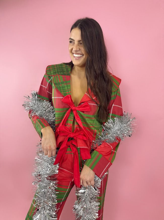 Jingle Jammies-3- Sets/Lounge-Peach Love California-Usher & Co - Women's Boutique Located in Atoka, OK and Durant, OK