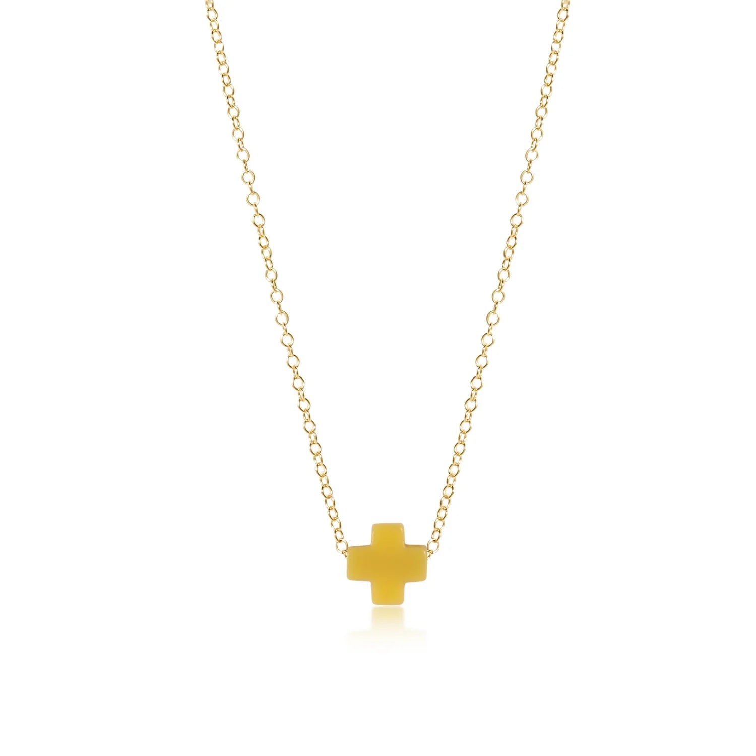 enewton: 16" Necklace Gold-Signature Cross-7- Jewelry-ENEWTON-Usher & Co - Women's Boutique Located in Atoka, OK and Durant, OK