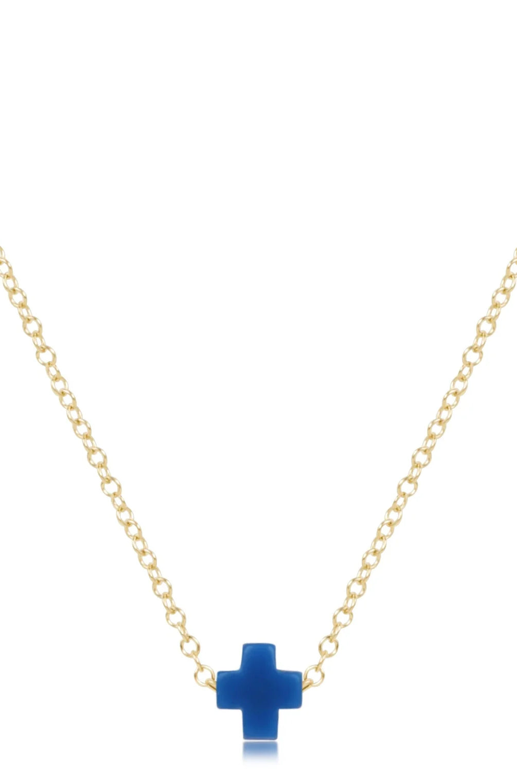 enewton: 16" Necklace Gold-Signature Cross Small-7- Jewelry-ENEWTON-Usher & Co - Women's Boutique Located in Atoka, OK and Durant, OK