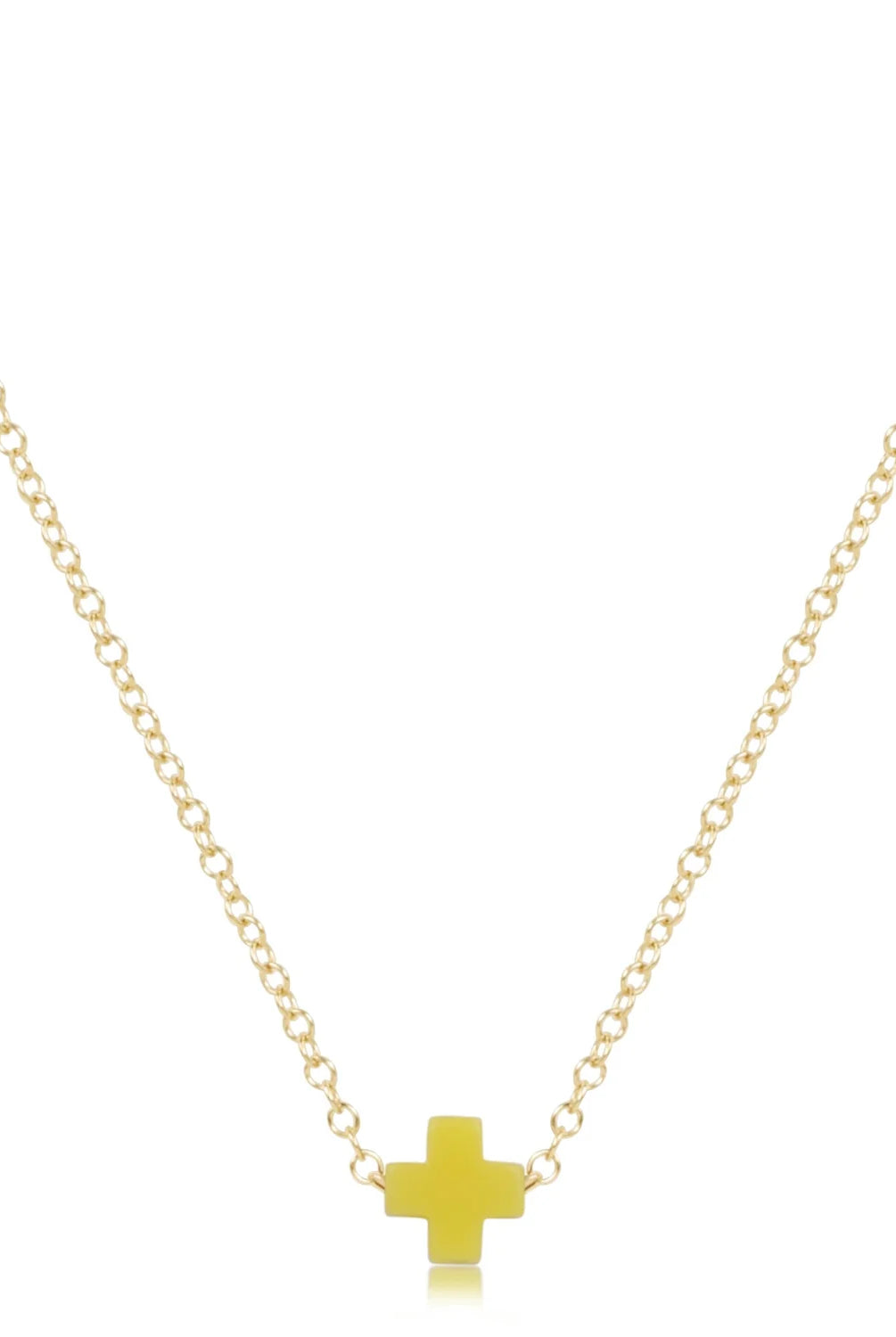 enewton: 16" Necklace Gold-Signature Cross Small-7- Jewelry-ENEWTON-Usher & Co - Women's Boutique Located in Atoka, OK and Durant, OK