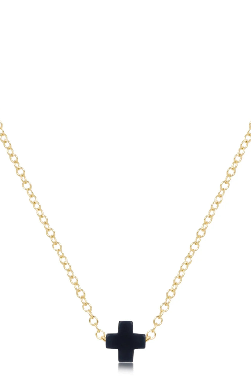 enewton: 16" Necklace Gold-Signature Cross Small-7- Jewelry-ENEWTON-Usher & Co - Women's Boutique Located in Atoka, OK and Durant, OK