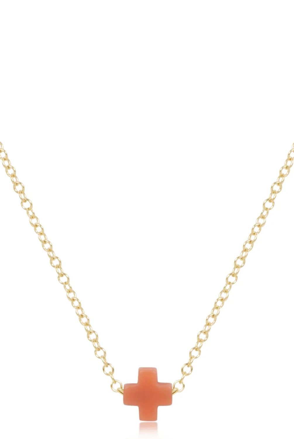 enewton: 16" Necklace Gold-Signature Cross Small-7- Jewelry-ENEWTON-Usher & Co - Women's Boutique Located in Atoka, OK and Durant, OK