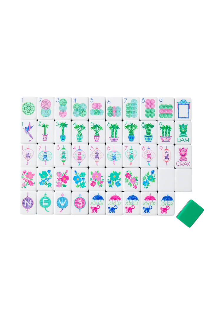 Oh My Mahjong: Jasmine Tiles-11- Gift/Home-Oh My Mahjong-Usher & Co - Women's Boutique Located in Atoka, OK and Durant, OK