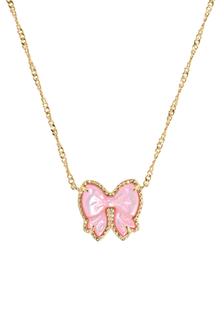 Kendra Scott: Haley Bow-Gold Blush-7- Jewelry-Kendra Scott-Usher & Co - Women's Boutique Located in Atoka, OK and Durant, OK