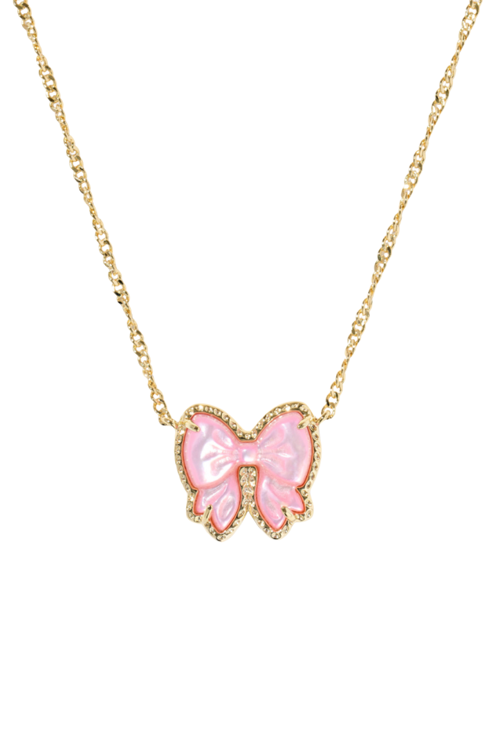 Kendra Scott: Haley Bow-Gold Blush-7- Jewelry-Kendra Scott-Usher & Co - Women's Boutique Located in Atoka, OK and Durant, OK