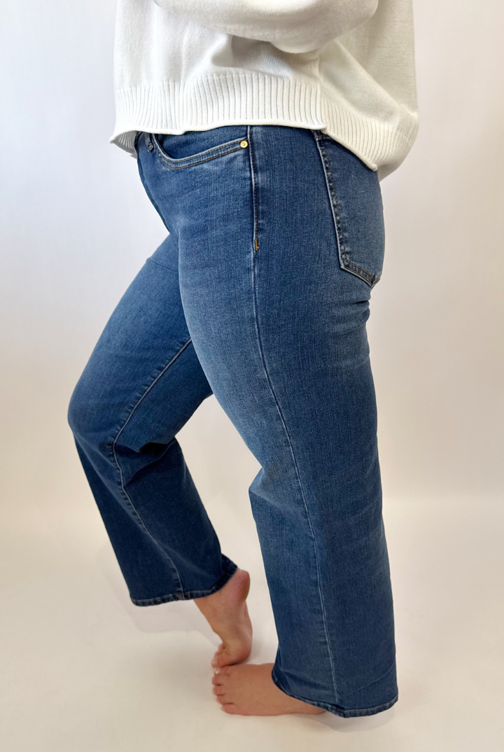 Kut From The Kloth: Charlotte High-Rise Jeans-Consul-5- Denim-KUT FROM THE KLOTH-Usher & Co - Women's Boutique Located in Atoka, OK and Durant, OK