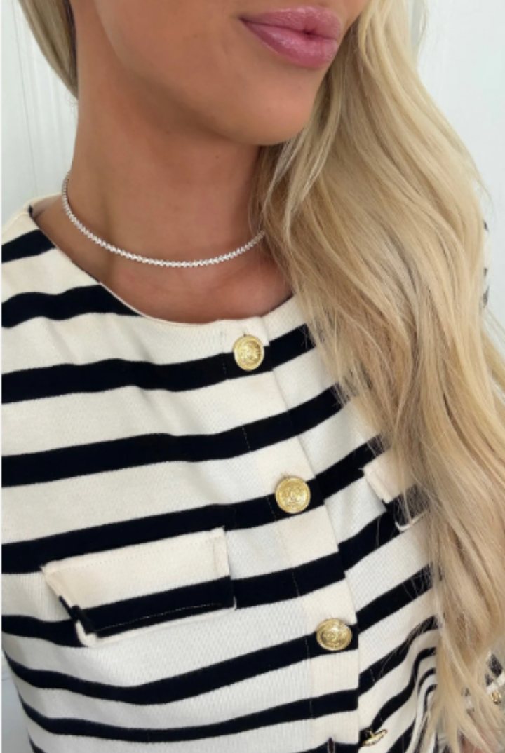 Luxe Tennis Necklace-7- Jewelry-ChanSutt Pearls-Usher & Co - Women's Boutique Located in Atoka, OK and Durant, OK