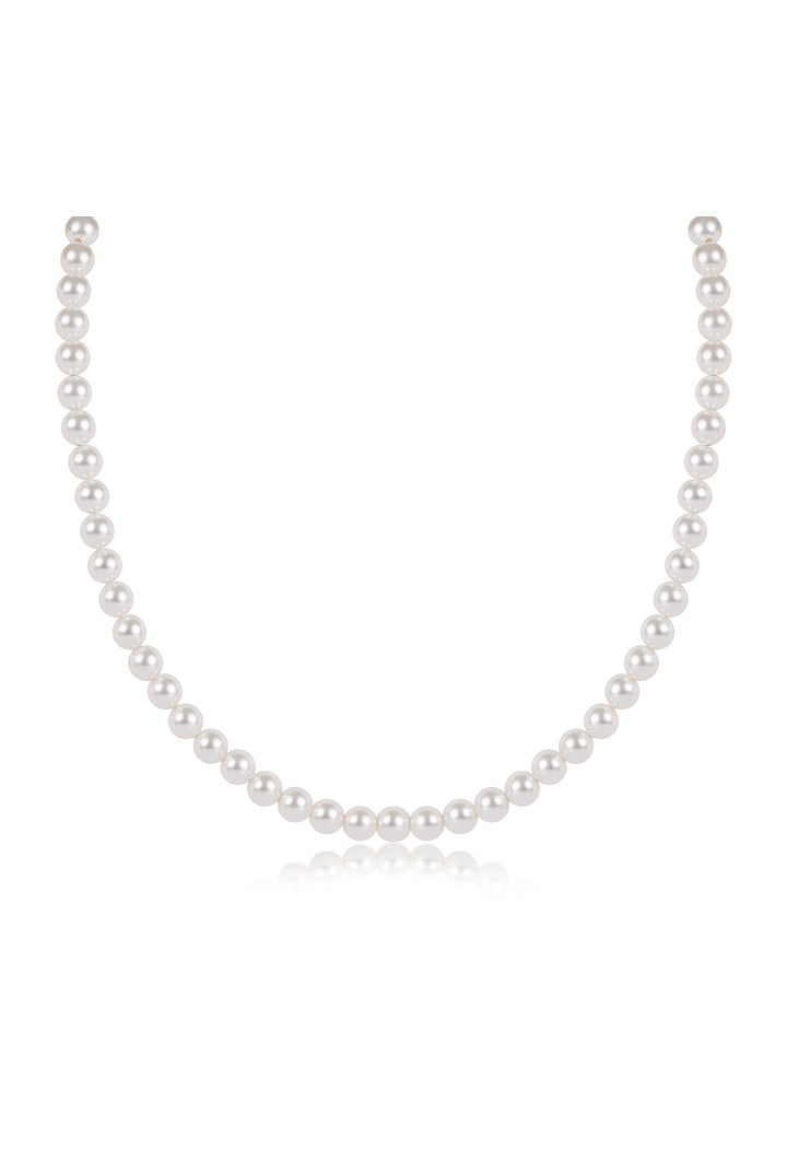 Enewton: 15" Choker Beaded - Classic Pearl 5MM - Pearl-7- Jewelry-ENEWTON-Usher & Co - Women's Boutique Located in Atoka, OK and Durant, OK