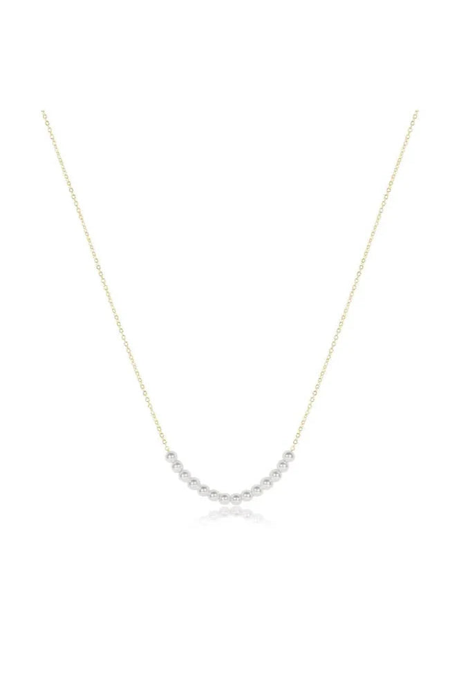 enewton: 16" Necklace Gold-Classic Beaded Bliss-4mm Pearl-7- Jewelry-ENEWTON-Usher & Co - Women's Boutique Located in Atoka, OK and Durant, OK
