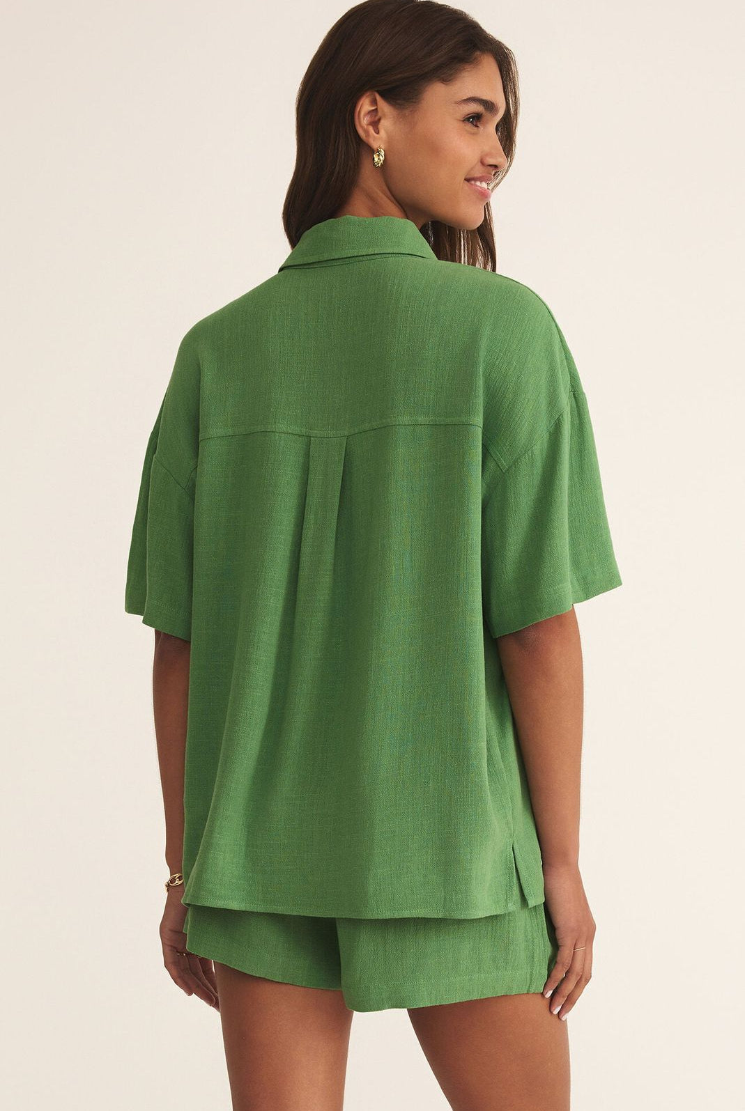 Z SUPPLY: Tinsley Button Up Shirt-Lawn-1- Tops-Z SUPPLY-Usher & Co - Women's Boutique Located in Atoka, OK and Durant, OK