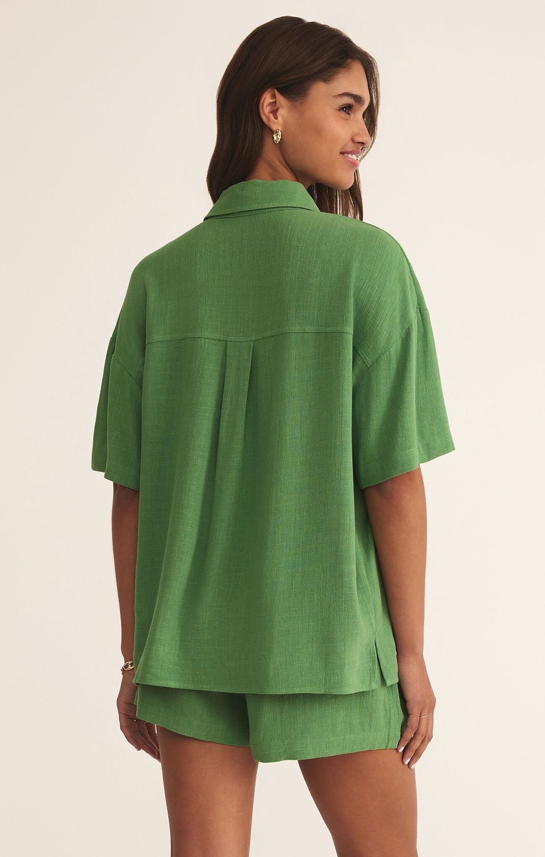 Z SUPPLY: Tinsley Button Up Shirt-Lawn-1- Tops-Z SUPPLY-Usher & Co - Women's Boutique Located in Atoka, OK and Durant, OK