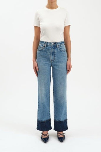 DAZE: Eastside-Plunge-5- Denim-DAZE-Usher & Co - Women's Boutique Located in Atoka, OK and Durant, OK