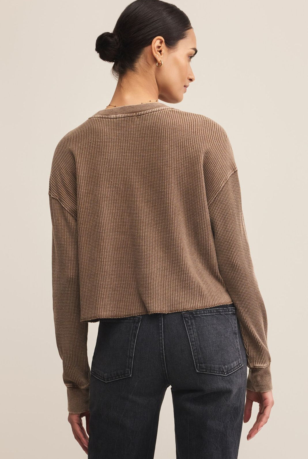 Z SUPPLY: Angel Mini Thermal Top-Suede-1- Tops-Z SUPPLY-Usher & Co - Women's Boutique Located in Atoka, OK and Durant, OK