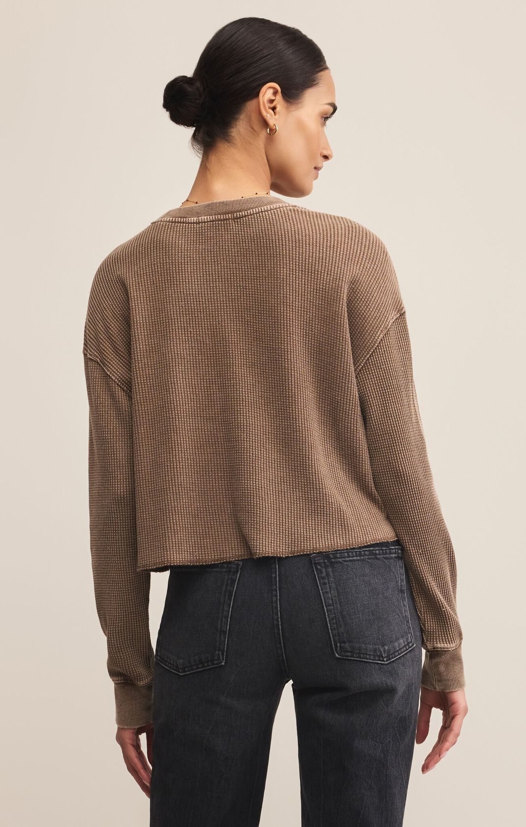 Z SUPPLY: Angel Mini Thermal Top-Suede-1- Tops-Z SUPPLY-Usher & Co - Women's Boutique Located in Atoka, OK and Durant, OK