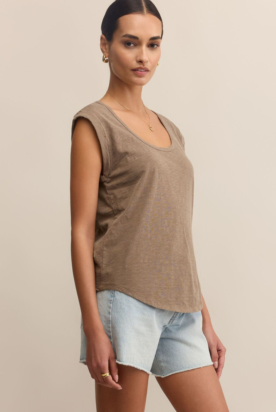 Z SUPPLY: Per Diem Tee-Tiki-1- Tops-Z SUPPLY-Usher & Co - Women's Boutique Located in Atoka, OK and Durant, OK