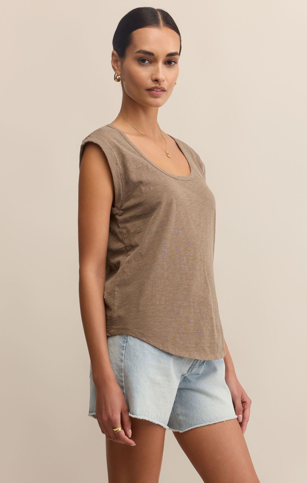 Z SUPPLY: Per Diem Tee-Tiki-1- Tops-Z SUPPLY-Usher & Co - Women's Boutique Located in Atoka, OK and Durant, OK