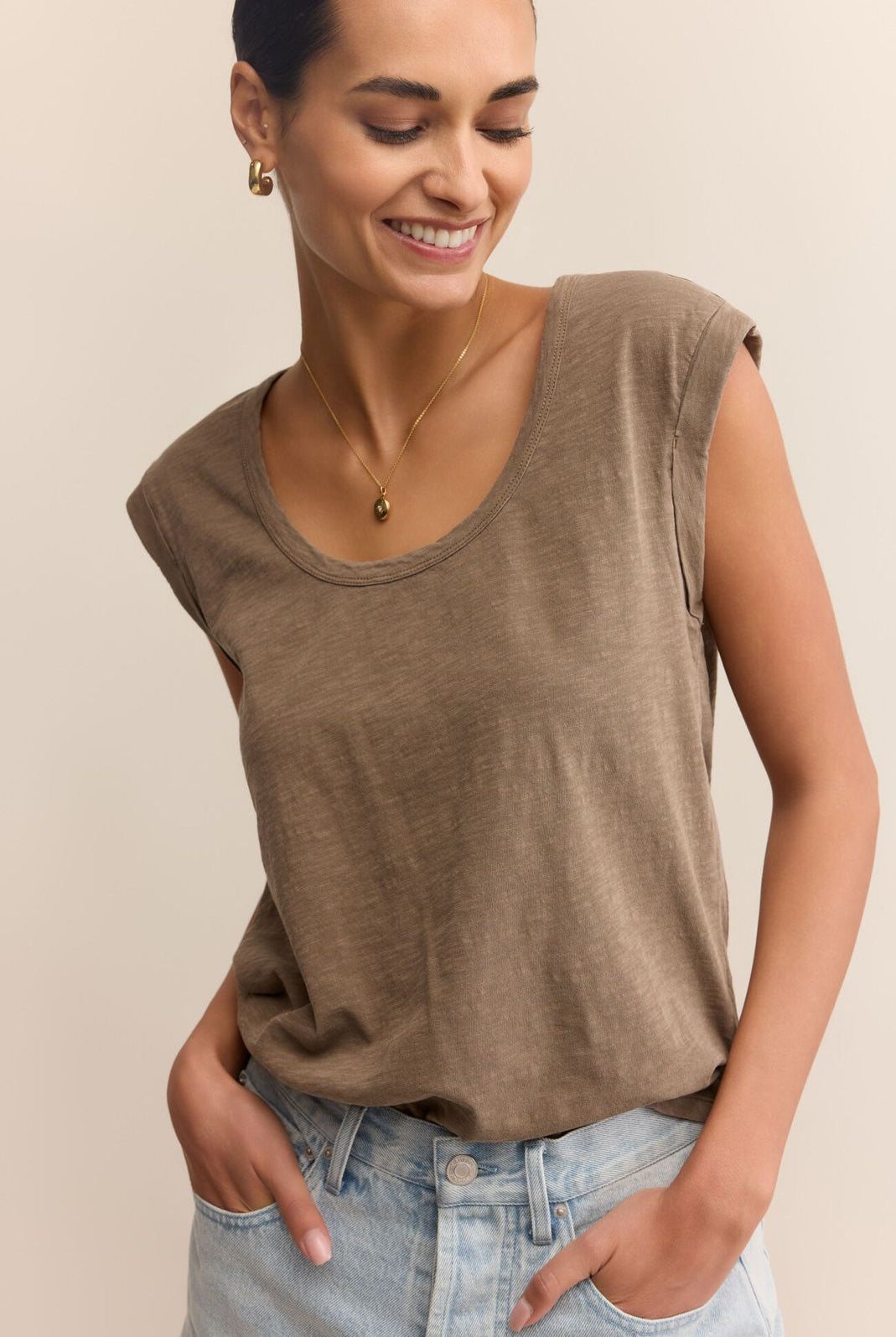 Z SUPPLY: Per Diem Tee-Tiki-1- Tops-Z SUPPLY-Usher & Co - Women's Boutique Located in Atoka, OK and Durant, OK