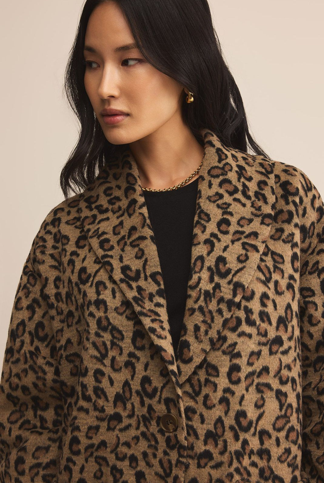 Z SUPPLY: Lennon Animal Coat-2- Tops Over-Z SUPPLY-Usher & Co - Women's Boutique Located in Atoka, OK and Durant, OK