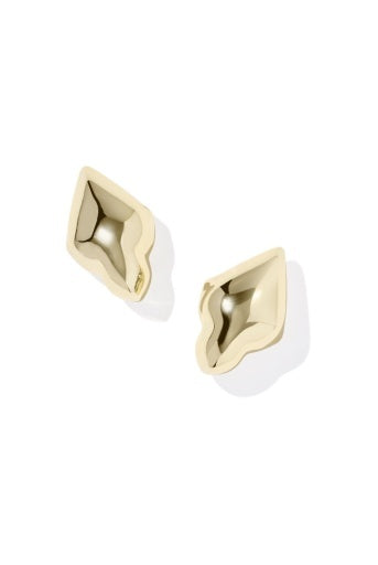 Kendra Scott: Adeline Metal Stud Earrings-Gold-7- Jewelry-KENDRA SCOTT-Usher & Co - Women's Boutique Located in Atoka, OK and Durant, OK