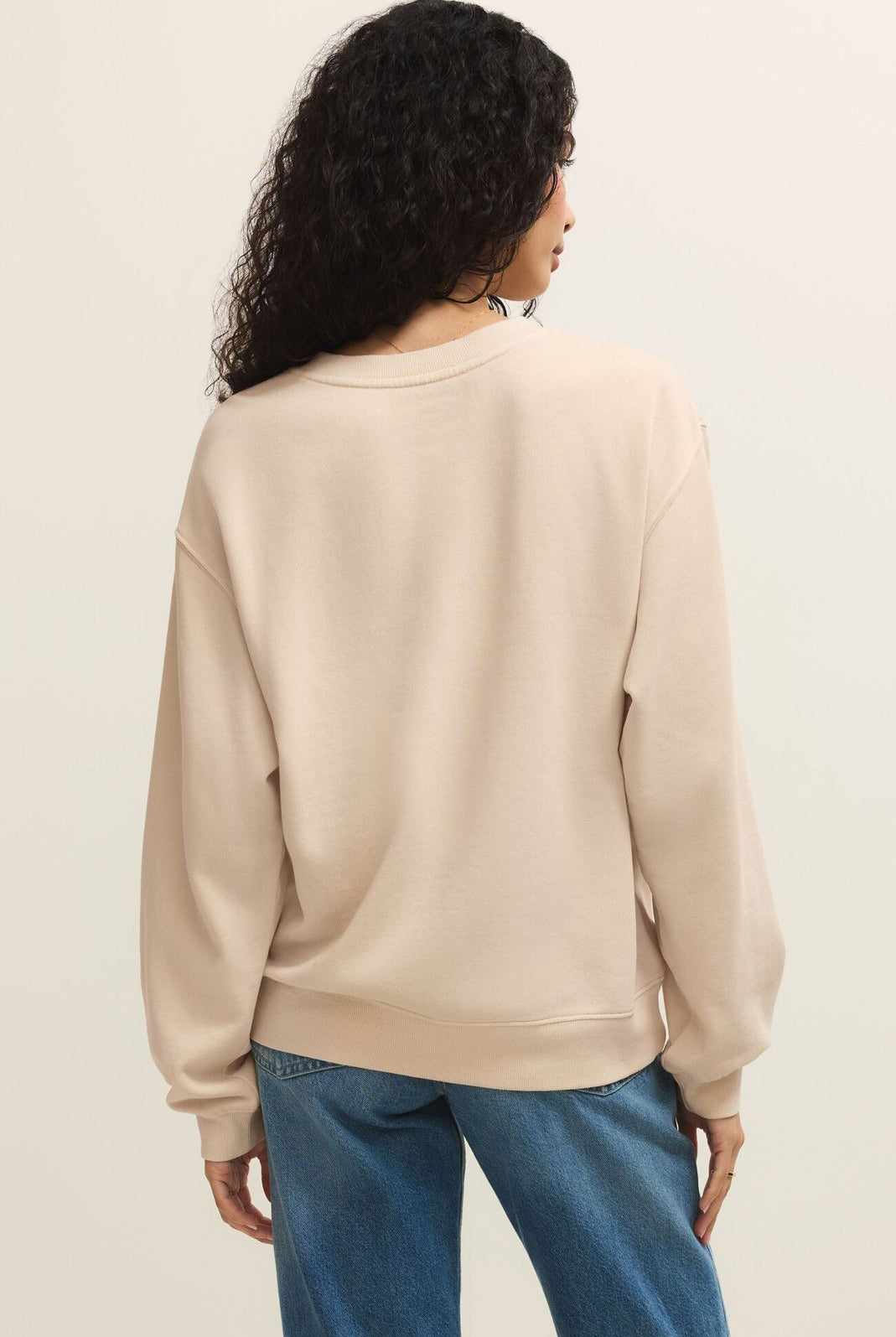 Z Supply: Paradise Boyfriend Sweatshirt-4- Bottoms-Z SUPPLY-Usher & Co - Women's Boutique Located in Atoka, OK and Durant, OK