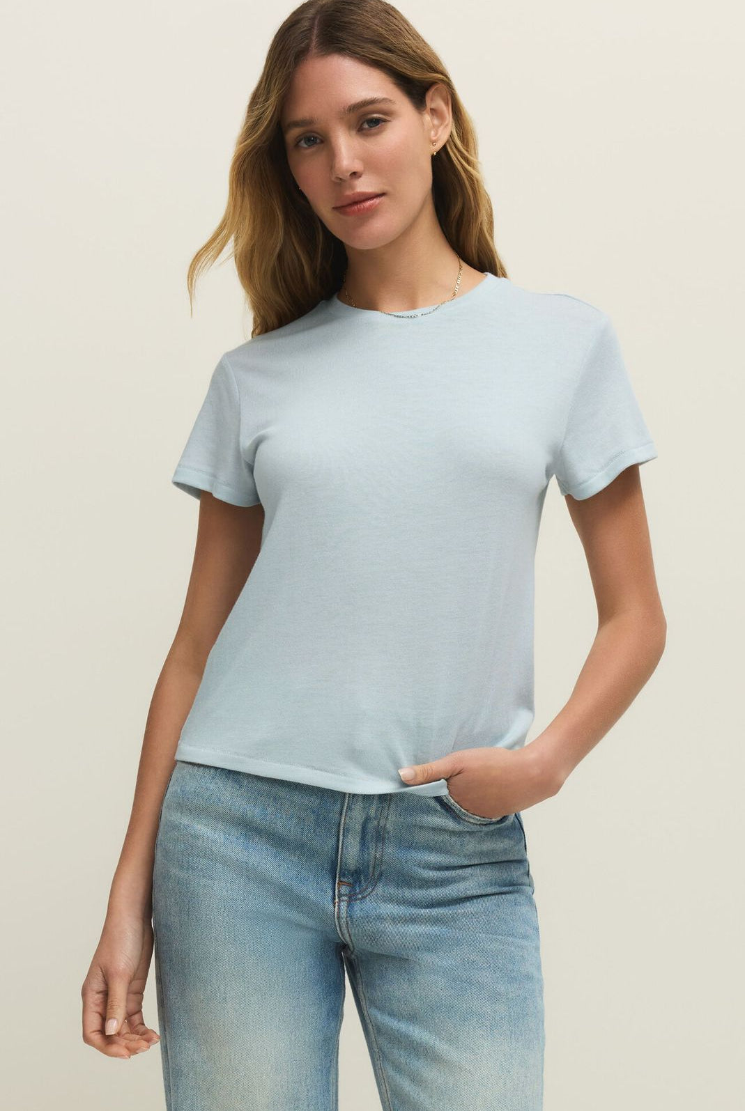 Z SUPPLY: Tourist Tee-Rain-1- Tops-Z SUPPLY-Usher & Co - Women's Boutique Located in Atoka, OK and Durant, OK