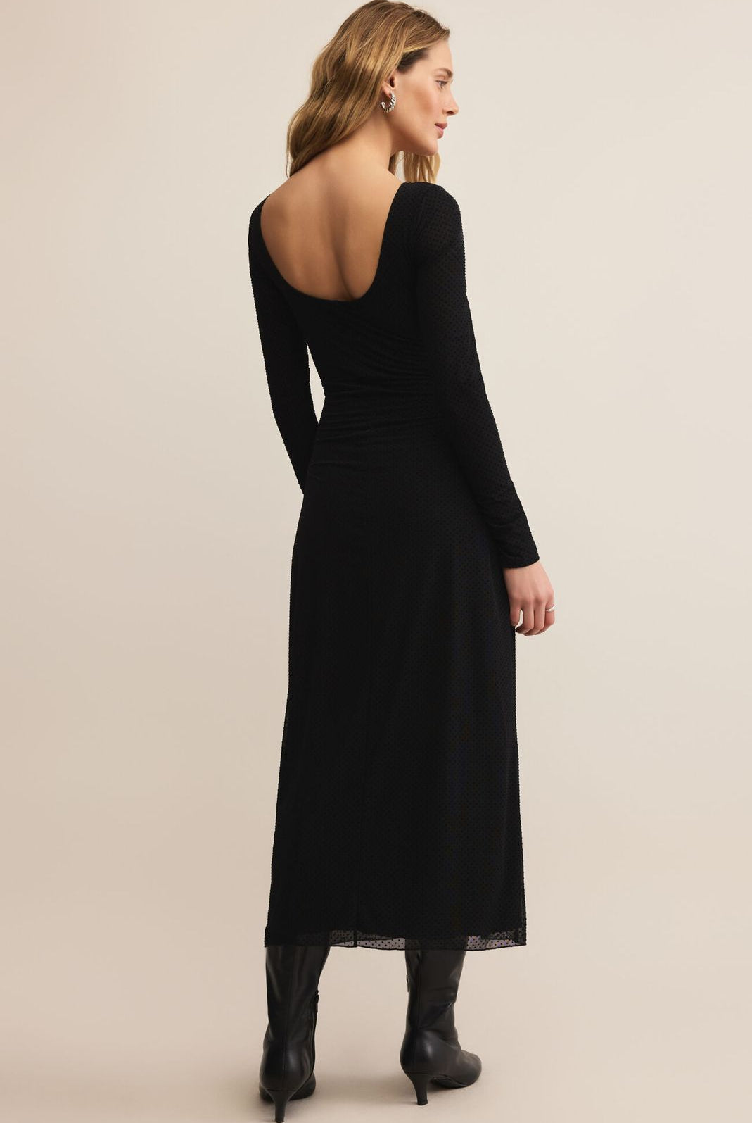 Z Supply: Spellbound Mesh Midi Dress-6- Dress/Romp/Jump-Z SUPPLY-Usher & Co - Women's Boutique Located in Atoka, OK and Durant, OK