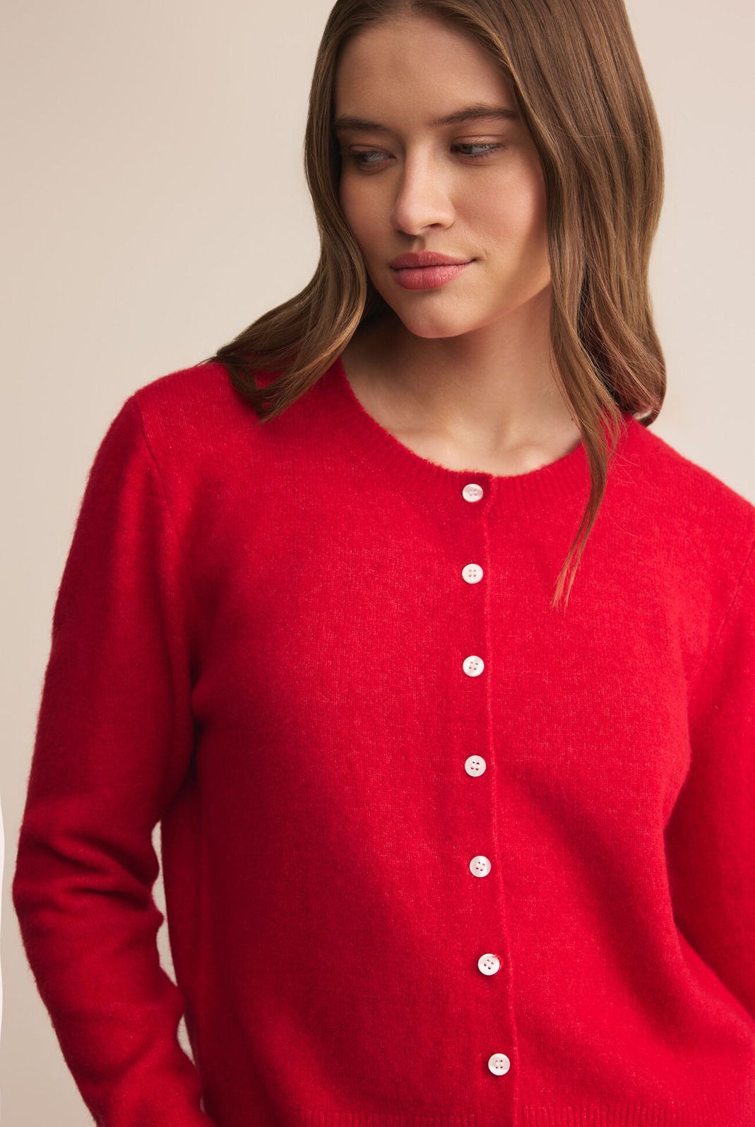 Z SUPPLY: Medina Cardigan-Festive Red-1- Tops-Z SUPPLY-Usher & Co - Women's Boutique Located in Atoka, OK and Durant, OK