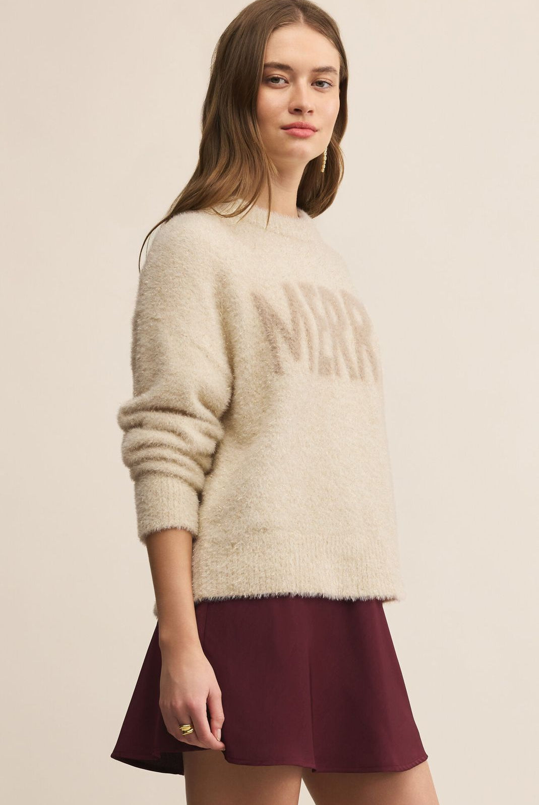 Z SUPPLY: Merry Gold Sweater-1- Tops-Z SUPPLY-Usher & Co - Women's Boutique Located in Atoka, OK and Durant, OK