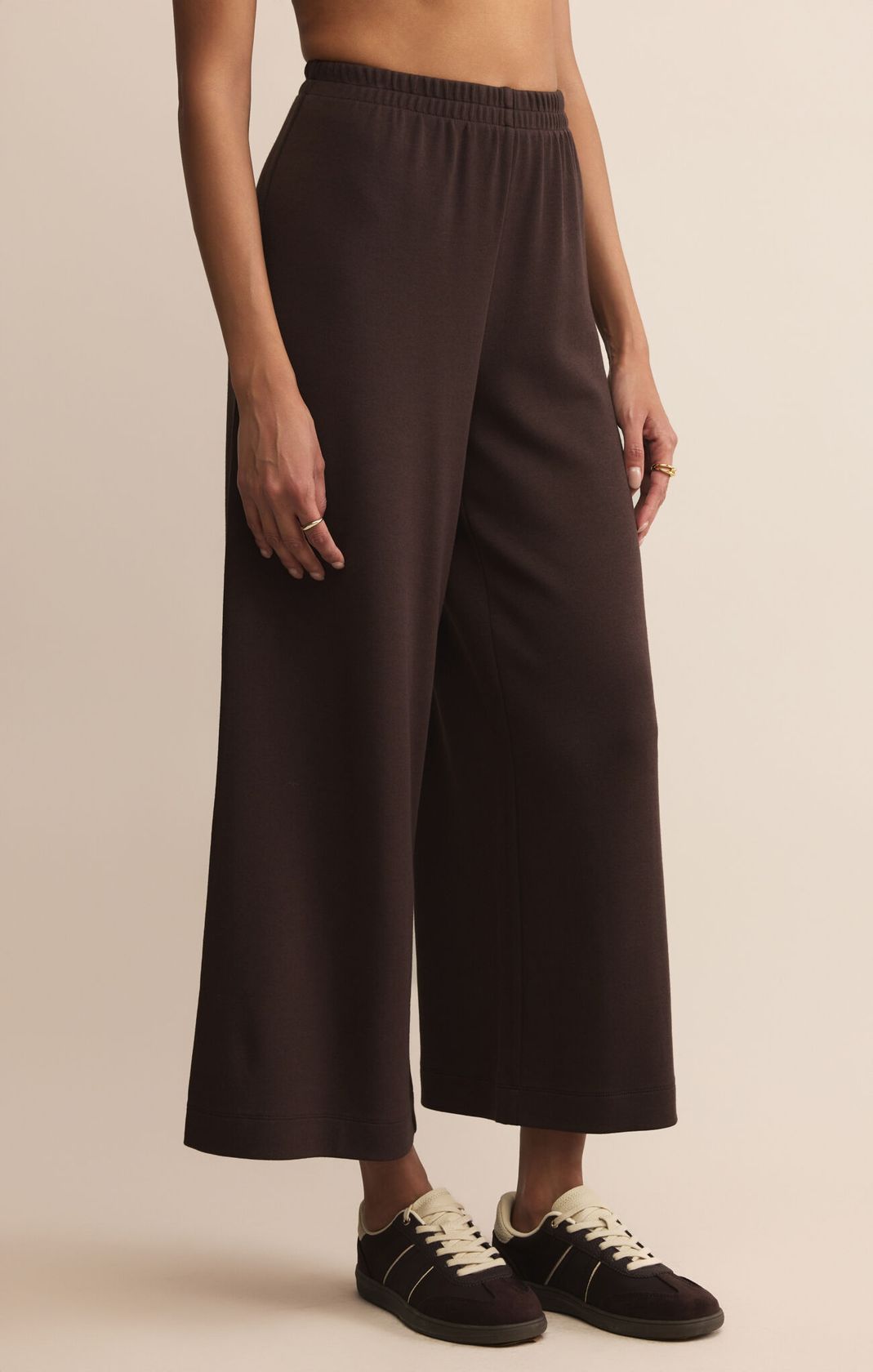 Z SUPPLY: Scout Luxe Pant-Chocolate Cherry-4- Bottoms-Z SUPPLY-Usher & Co - Women's Boutique Located in Atoka, OK and Durant, OK