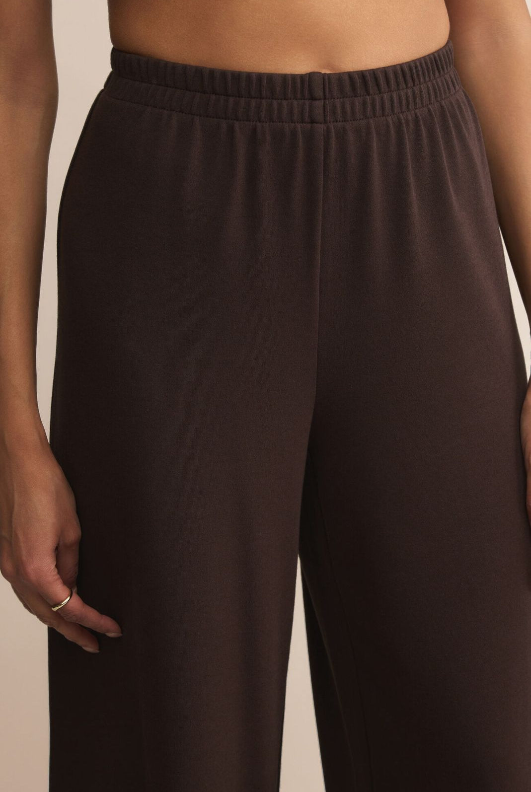 Z SUPPLY: Scout Luxe Pant-Chocolate Cherry-4- Bottoms-Z SUPPLY-Usher & Co - Women's Boutique Located in Atoka, OK and Durant, OK