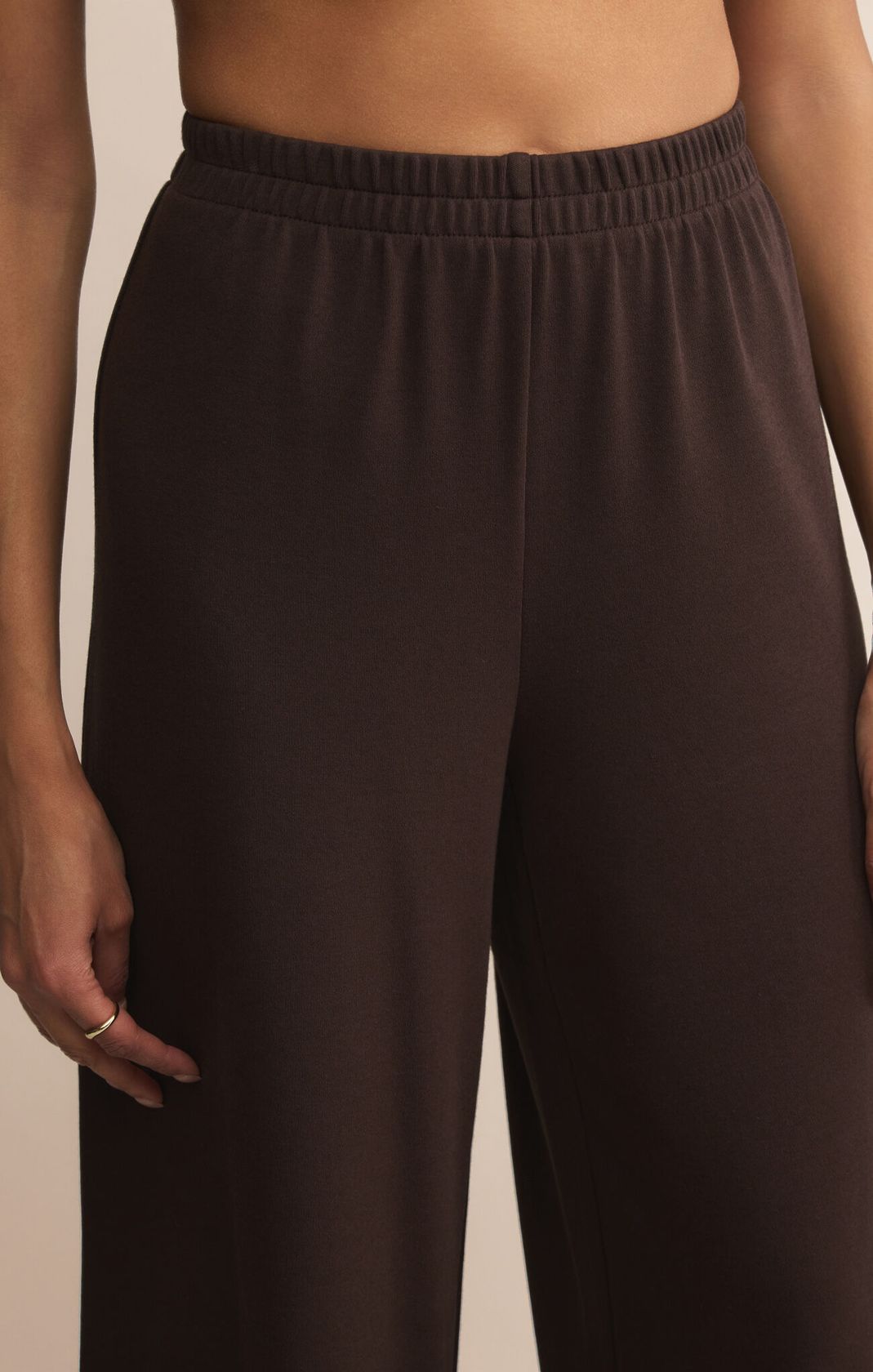 Z SUPPLY: Scout Luxe Pant-Chocolate Cherry-4- Bottoms-Z SUPPLY-Usher & Co - Women's Boutique Located in Atoka, OK and Durant, OK