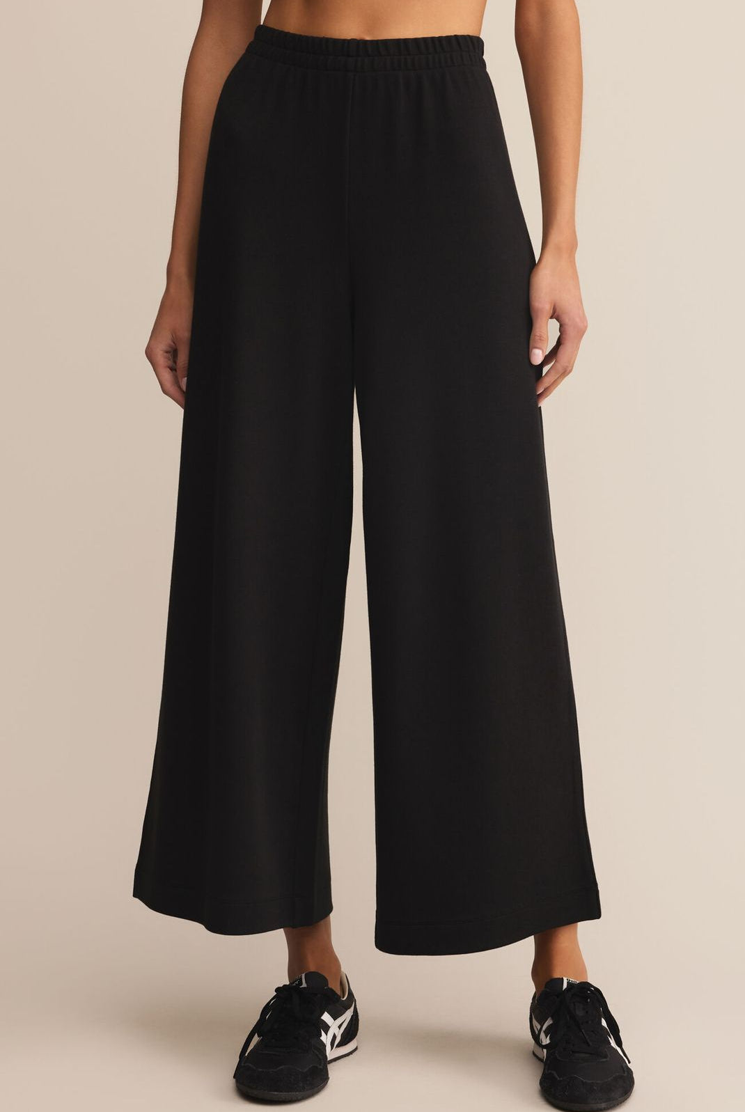 Z SUPPLY: Scout Luxe Pant-Black-4- Bottoms-Z SUPPLY-Usher & Co - Women's Boutique Located in Atoka, OK and Durant, OK