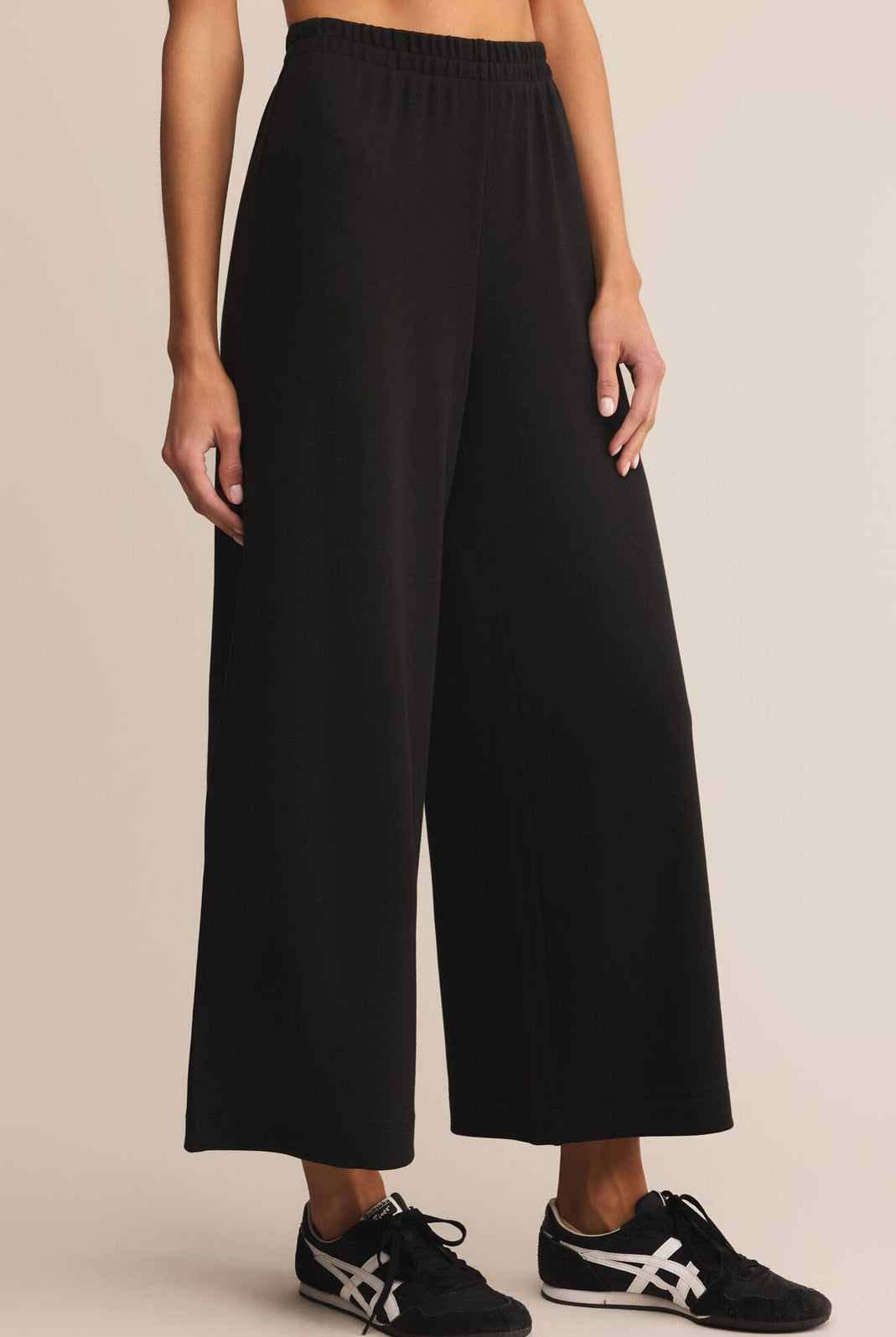 Z SUPPLY: Scout Luxe Pant-Black-4- Bottoms-Z SUPPLY-Usher & Co - Women's Boutique Located in Atoka, OK and Durant, OK