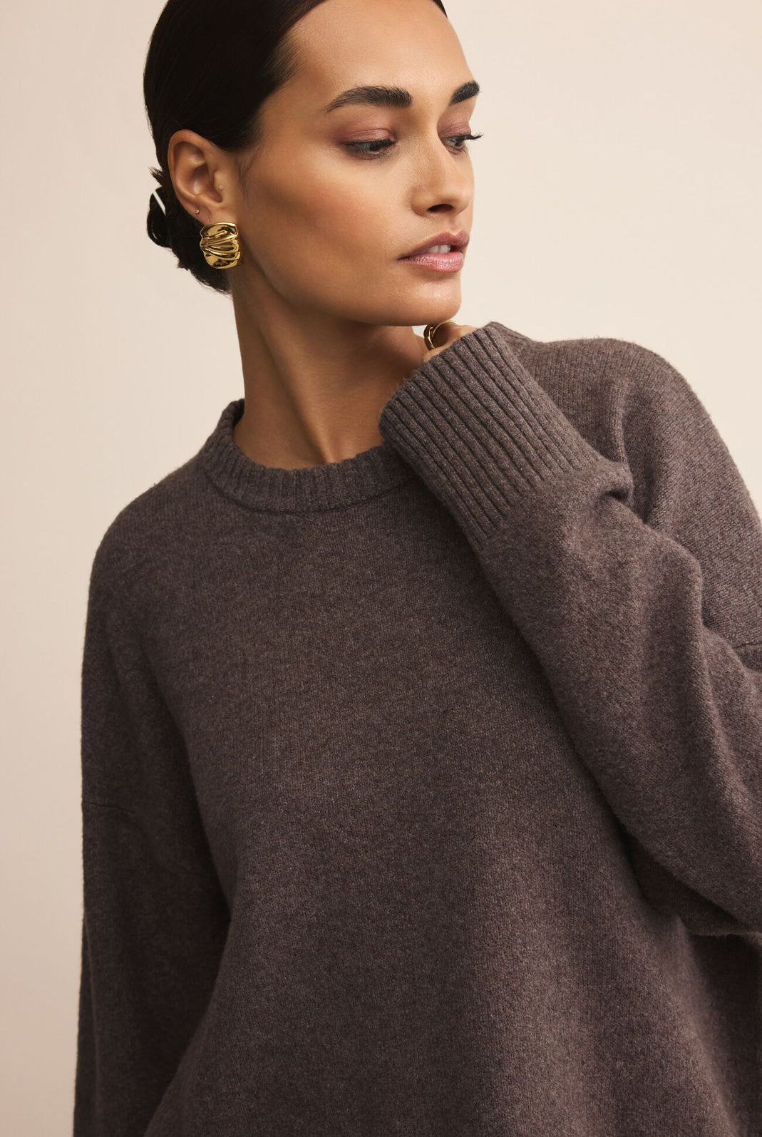 Z SUPPLY: Cirrus Cozy Sweater-Burnt Ash Heather-1- Tops-Z SUPPLY-Usher & Co - Women's Boutique Located in Atoka, OK and Durant, OK