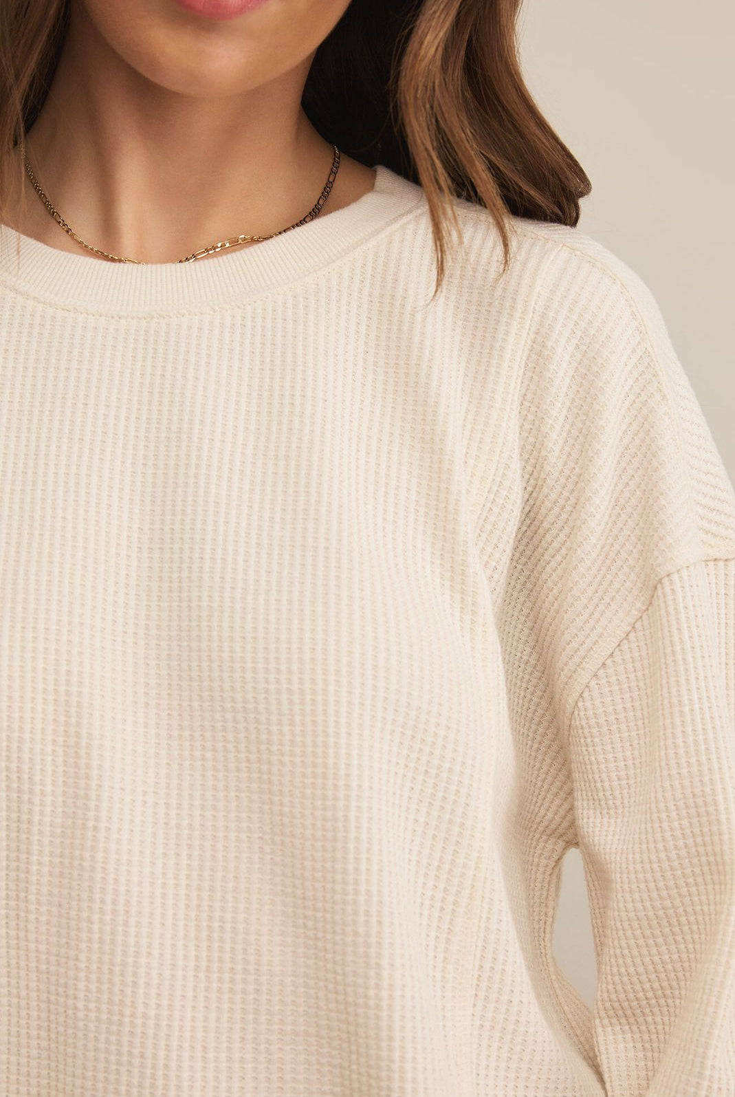 Z SUPPLY: Angel Mini Thermal Top-Crystal-1- Tops-Z SUPPLY-Usher & Co - Women's Boutique Located in Atoka, OK and Durant, OK