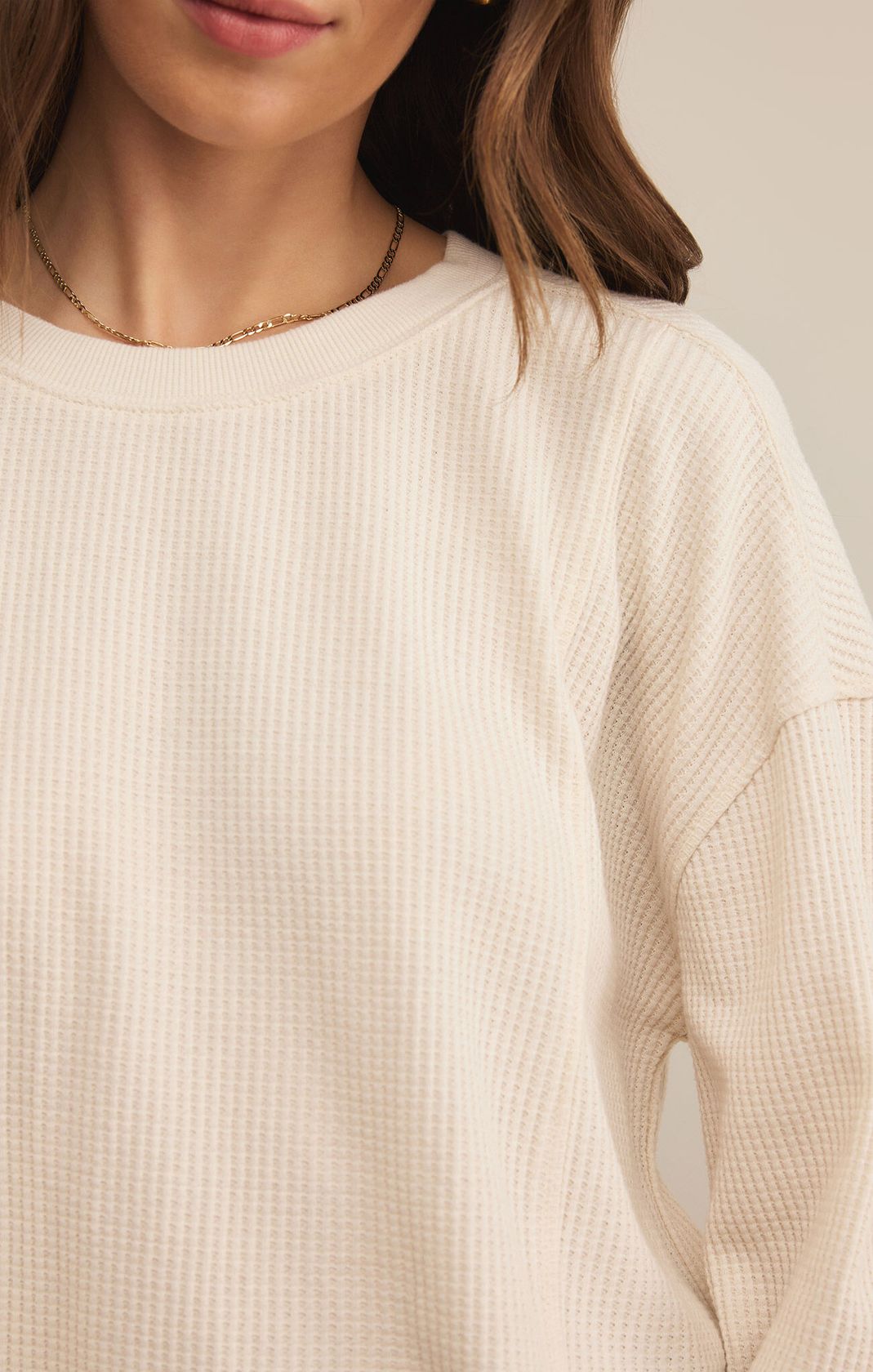 Z SUPPLY: Angel Mini Thermal Top-Crystal-1- Tops-Z SUPPLY-Usher & Co - Women's Boutique Located in Atoka, OK and Durant, OK