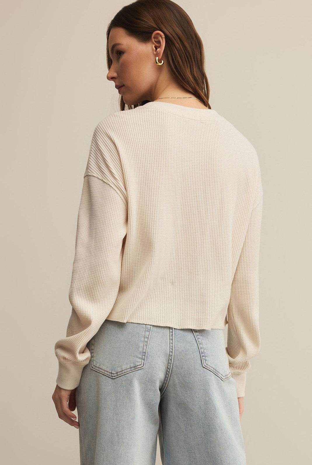 Z SUPPLY: Angel Mini Thermal Top-Crystal-1- Tops-Z SUPPLY-Usher & Co - Women's Boutique Located in Atoka, OK and Durant, OK