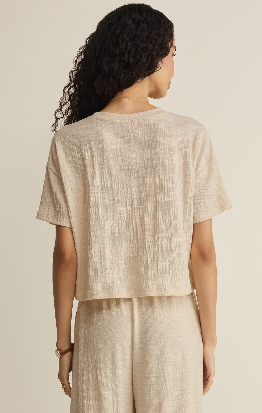 Z Supply: Sway Tee-Whisper White-1- Tops-Z SUPPLY-Usher & Co - Women's Boutique Located in Atoka, OK and Durant, OK