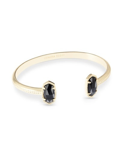 Kendra Scott: Elton Cuff Bracelet-Gold Black-7- Jewelry-Kendra Scott-Usher & Co - Women's Boutique Located in Atoka, OK and Durant, OK
