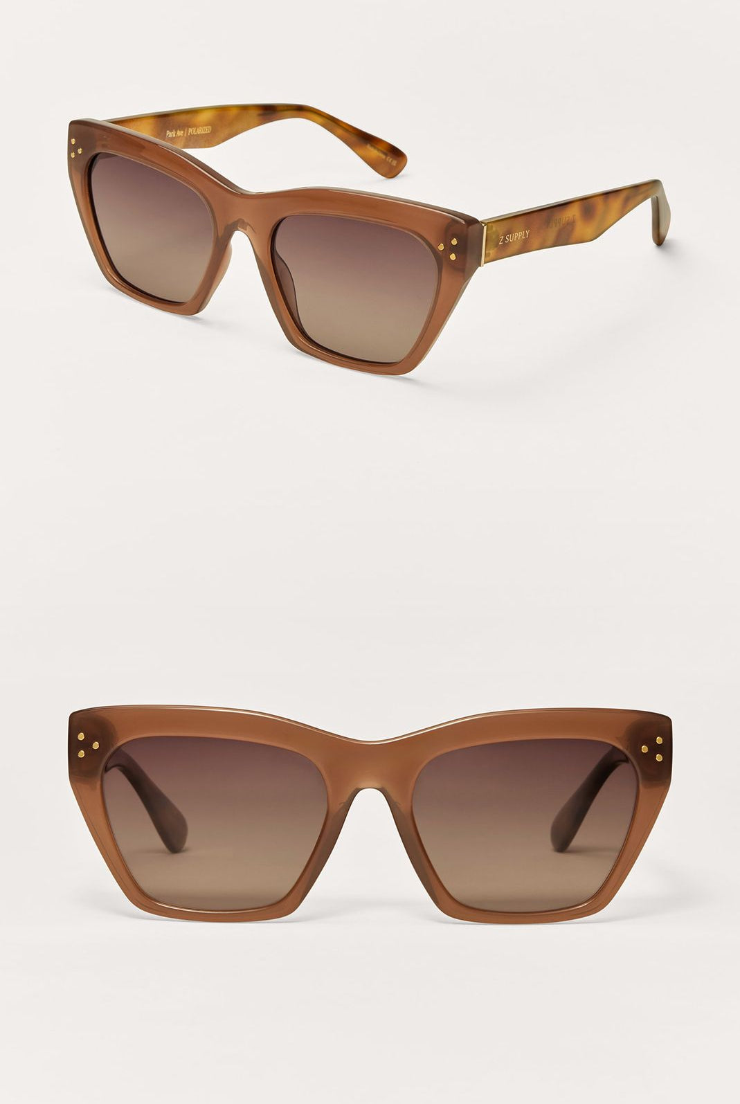 Z Supply: Park Ave Taupe Tort - Gradient Polarized-8- Accessory-ZSupply Eyewear-Usher & Co - Women's Boutique Located in Atoka, OK and Durant, OK