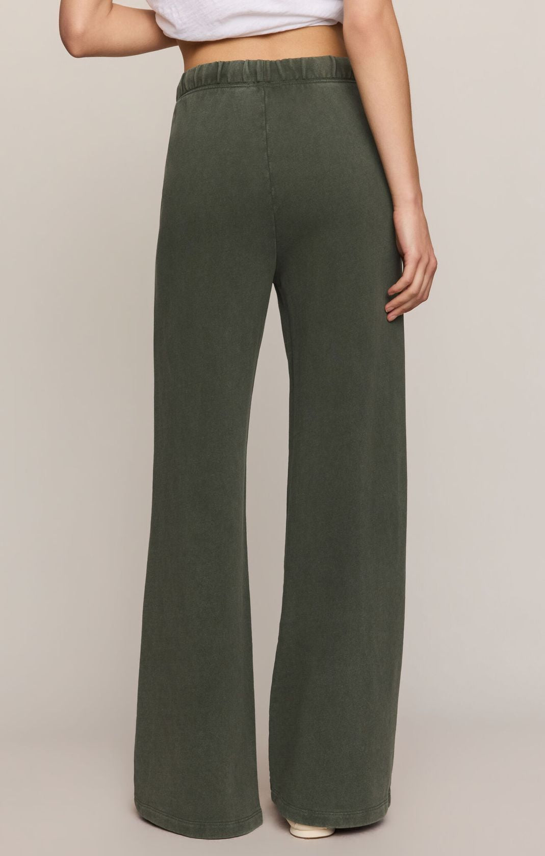 Z Supply: Hunter Knit Pant-Classic Olive-4-Bottoms-Z SUPPLY-Usher & Co - Women's Boutique Located in Atoka, OK and Durant, OK