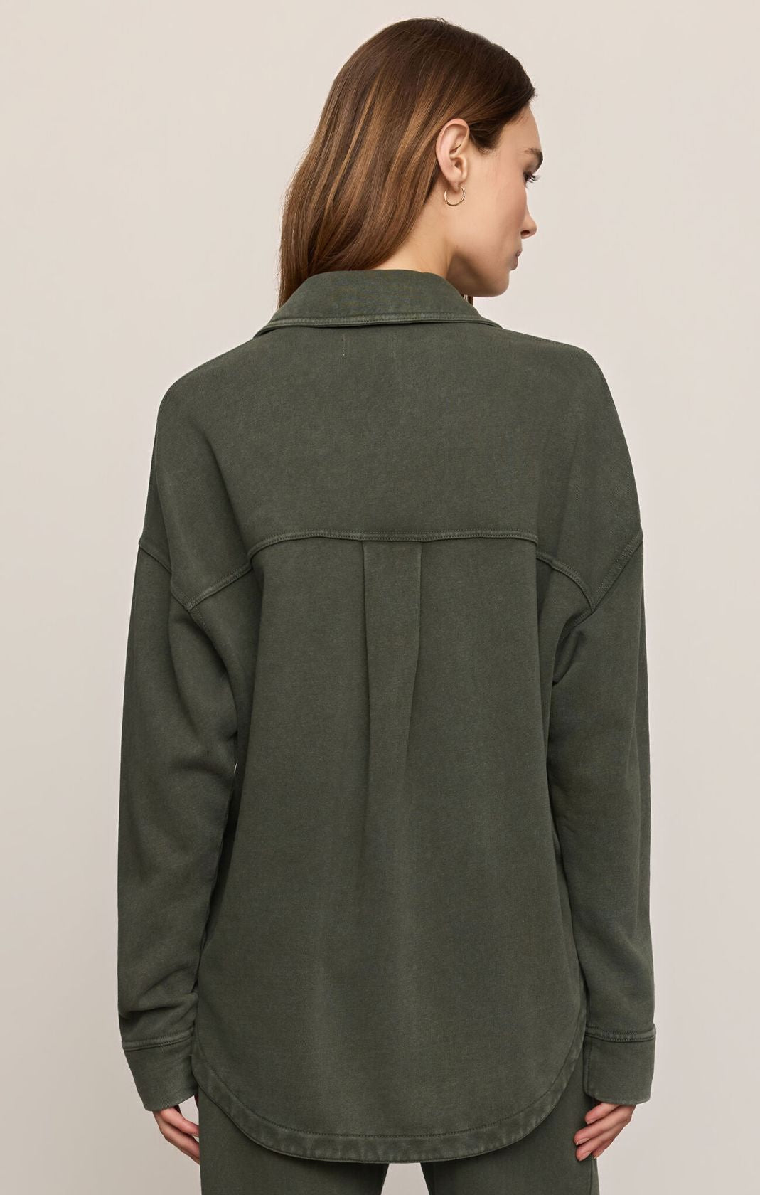 Z Supply: All Day Knit Jacket-Classic Olive-2- Tops Over-Z SUPPLY-Usher & Co - Women's Boutique Located in Atoka, OK and Durant, OK