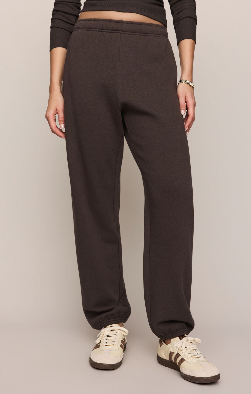 Z Supply: Uptown Jogger-Cocoa-4-Bottoms-Z SUPPLY-Usher & Co - Women's Boutique Located in Atoka, OK and Durant, OK