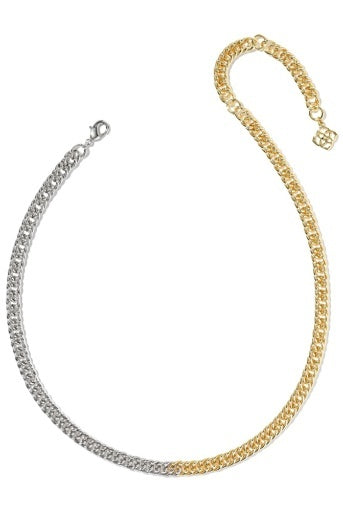Kendra Scott: Colette Chain Necklace-Mixed Metal-7- Jewelry-Kendra Scott-Usher & Co - Women's Boutique Located in Atoka, OK and Durant, OK