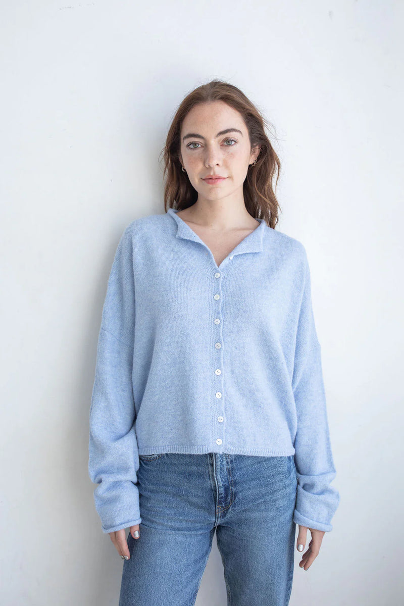 The Piper Cardigan - Lilac