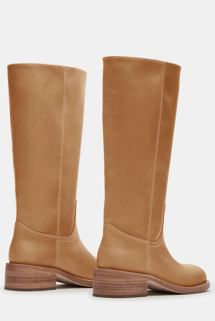 Steve Madden: Riggs Wide Calf Boots-Banana Leather-9- Shoes-Steve Madden-Usher & Co - Women's Boutique Located in Atoka, OK and Durant, OK